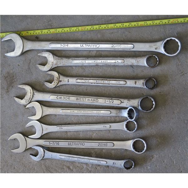 8 wrenches up to 1 3/4"