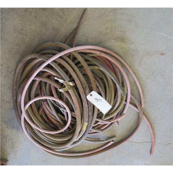 lot various size & length air hose (no ends)