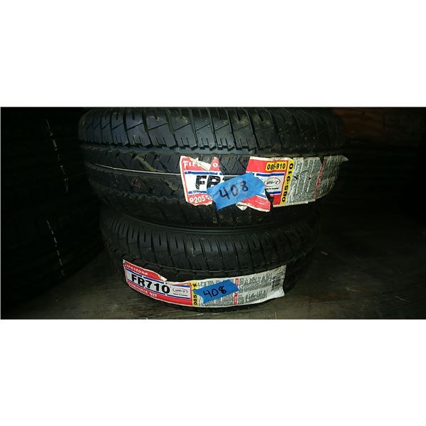 (3) FIRESTONE 205/65R15, 3 TIMES BID PRICE