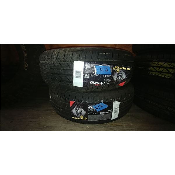 (2) BLACK LION 215/65R16, 2 TIMES BID PRICE