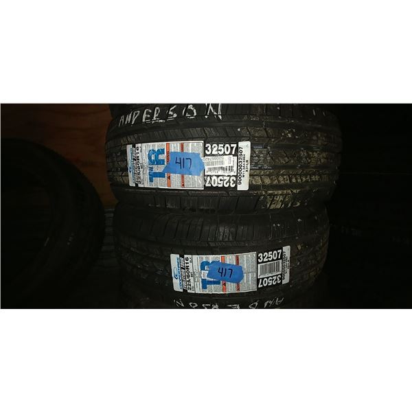 (2) COOPER 225/60R16, 2 TIMES BID PRICE