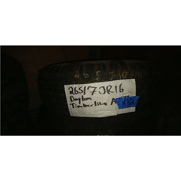 (1) DAYTON 265/70R16