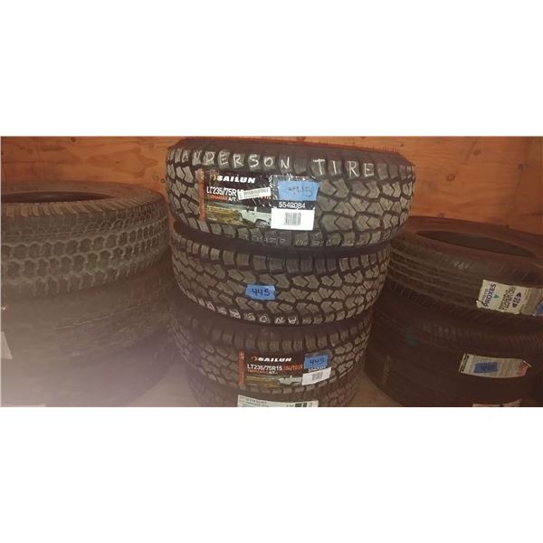 (3) SAILUN 235/75R15, 3 TIMES BID PRICE