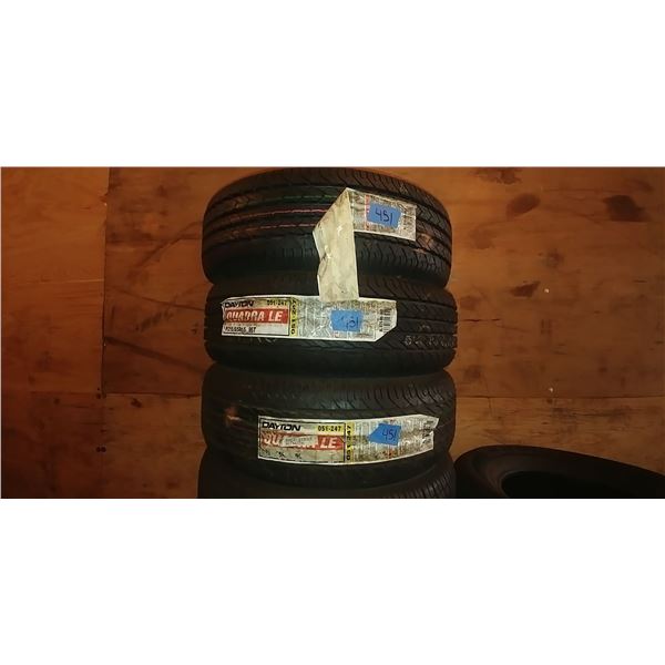 (3) DAYTON 215/65R15, 3 TIMES BID PRICE