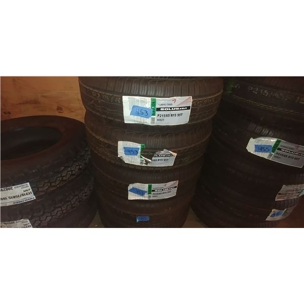 (4) KUMHO 215/65R15, 4 TIMES BID PRICE