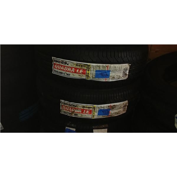 (3) DAYTON 205/60R15, 3 TIMES BID PRICE