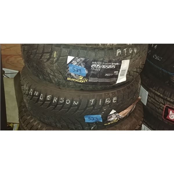 (2) BLACK LION 205/65R15, 2 TIMES BID PRICE