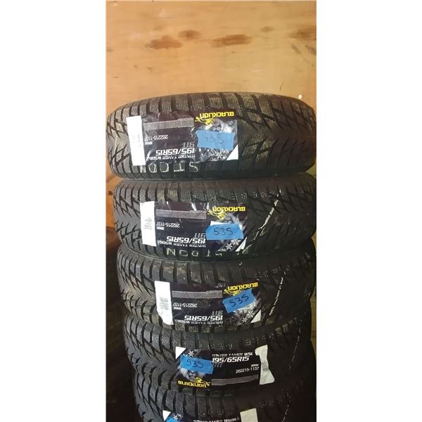 (4) BLACK LION 195/65R15, 4 TIMES BID PRICE