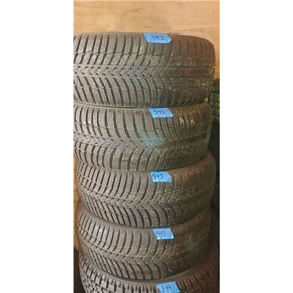 (4) KUMHO 205/50R15, 4 TIMES BID PRICE