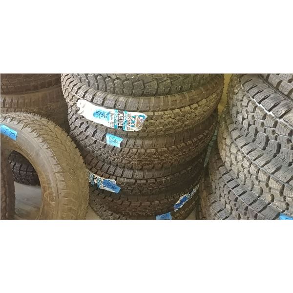 (4) ARCTIC CLAW 195/75R14, 4 TIMES THE BID PRICE