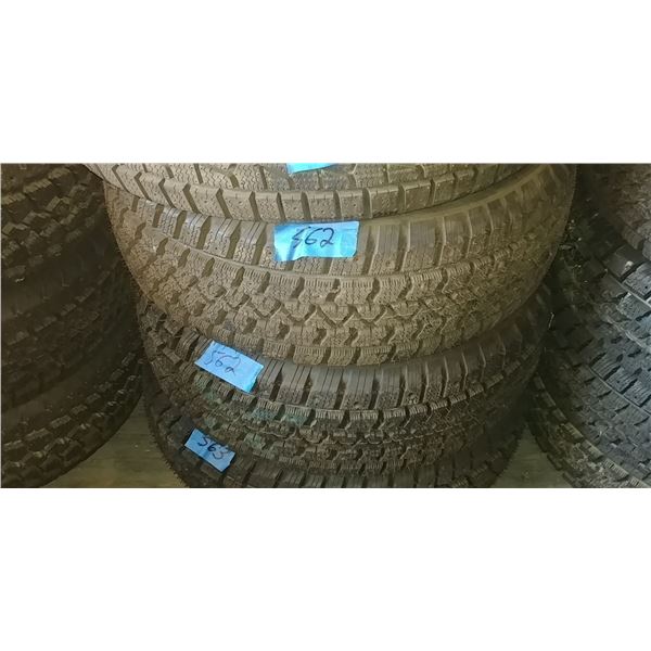(2) ARCTIC CLAW 195/60R14, 2 TIMES BID PRICE