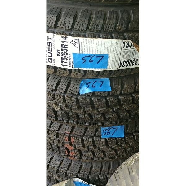 (4) TEMPRA 175/70R13, 4 TIMES BID PRICE
