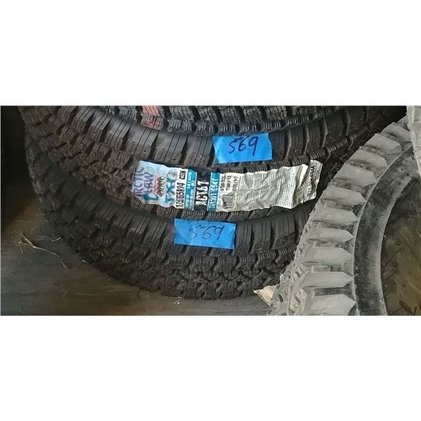 (2) ARCTIC CLAW 175/65R14, 2 TIMES BID PRICE