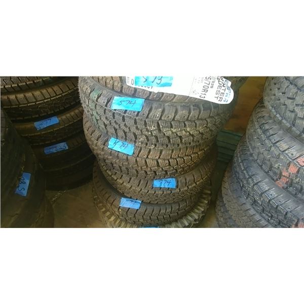 (4) TEMPRA 175/70R13, 4 TIMES BID PRICE