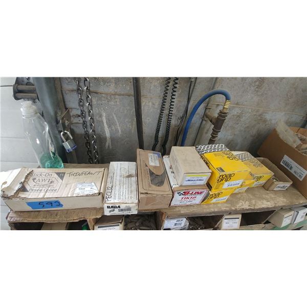 WHEEL WEIGHTS AND TIRE STUDS