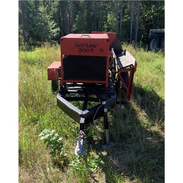 PORTABLE FIREWOOD SAW 2005 DATSAW - LOCALLY BUILT IN LA RONGE (ANDERSON)