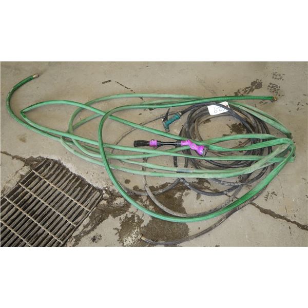 lot of garden hose & accessories