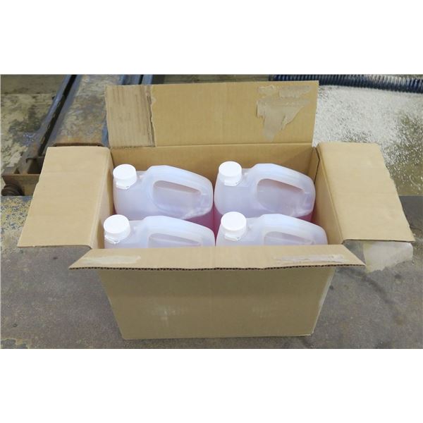 case of 4 bottles summer windshield washer fluid