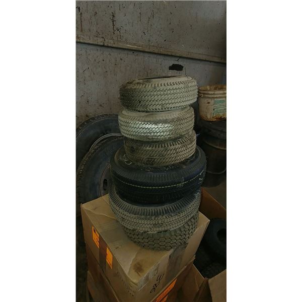 6 ASSORTED SMALL TIRES