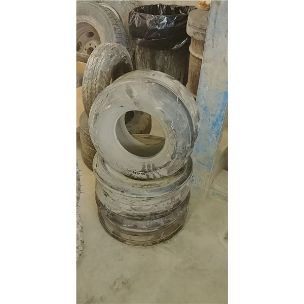 3 tires 18/8.50/8 Trac Gard