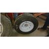 Image 1 : trailer tire & rim 6 bolt ST225/75/15