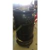 Image 1 : 45 gallon oil catch barrel on casters