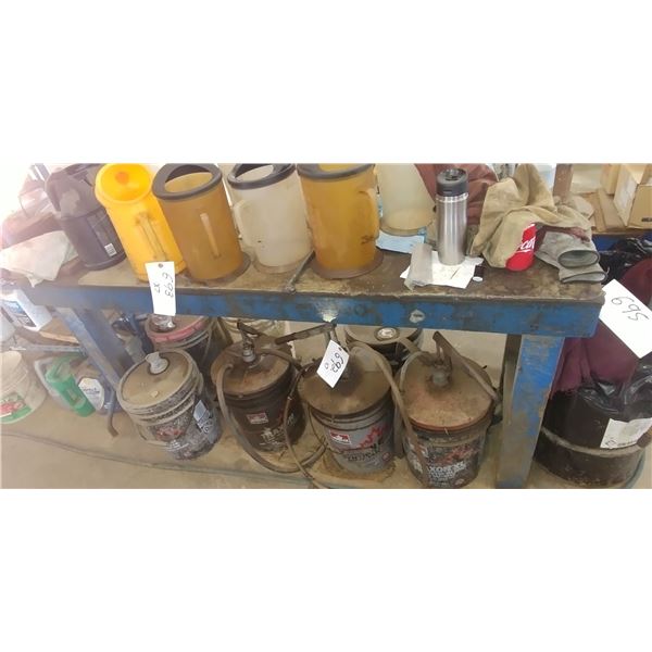 wooden shop bench (contents not included)