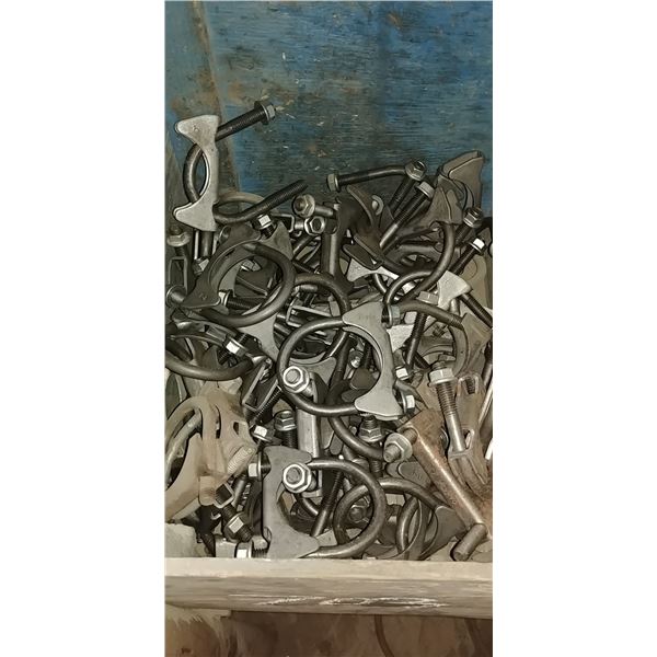 bin of 2" muffler clamps