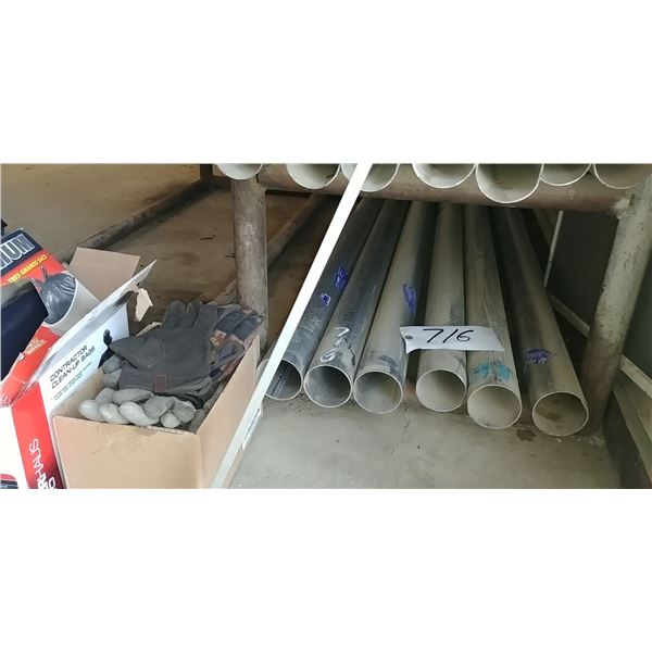 6 pcs 3" exhaust pipe 10'L