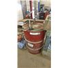 Image 1 : 45 gallon barrel w/ approx. 30 gallons 15W40 & 2 pumps
