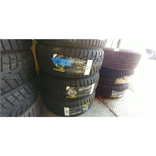 (3) BLACK LION 205/55R16, 3 TIMES BID PRICE