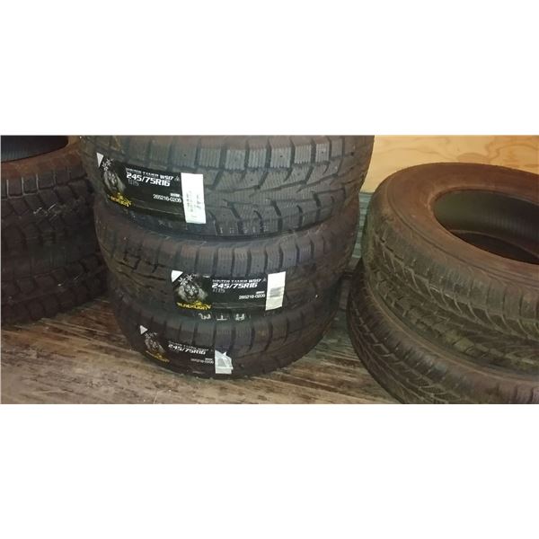 (3) BLACK LION 245/75R16, 3 TIMES BID PRICE