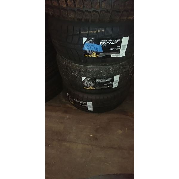 (3) BLACK LION WINTER TAMER 235/55R17