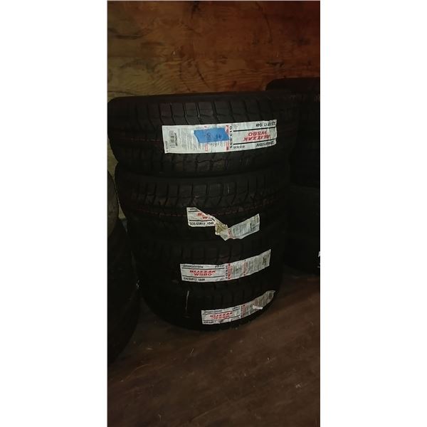 (4) BRIDGESTONE BLIZZAK 235/65R17, 4 TIMES BID PRICE