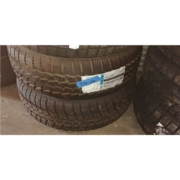 (2) KUMHO POWER GRIP 265/70R17, 2 TIMES BID PRICE