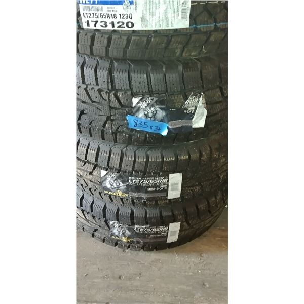 (3) BLACK LION WINTER TAMER 275/65R18, 3 TIMES BID PRICE
