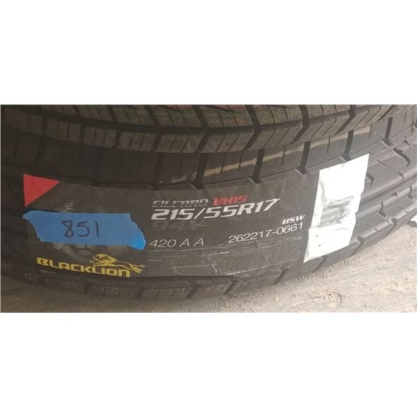 (1) BLACK LION CILERRO 215/55R17