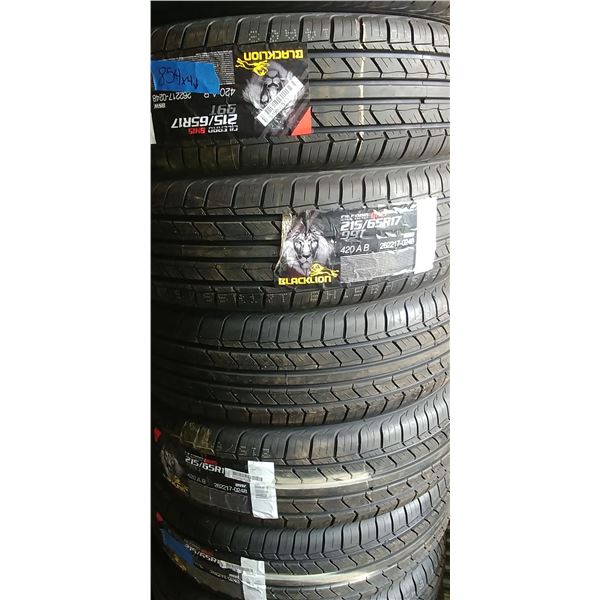 (4) BLACK LION CILERRO 215/65R17, 4 TIMES BID PRICE