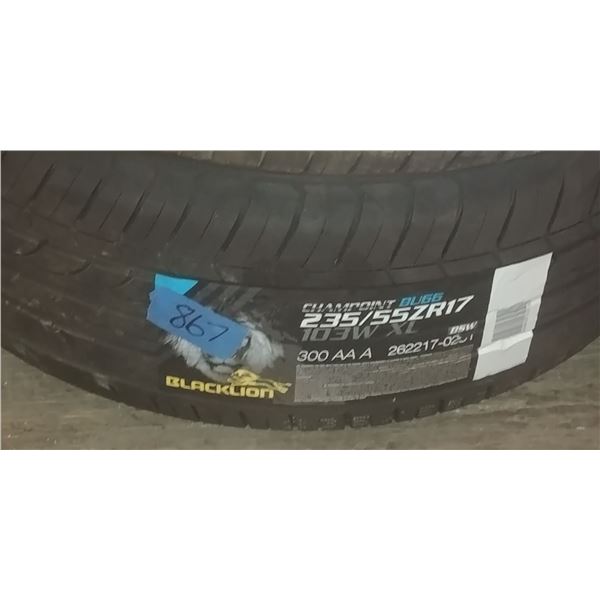 (1) BLACK LION CHAMPOINT 235/55ZR17