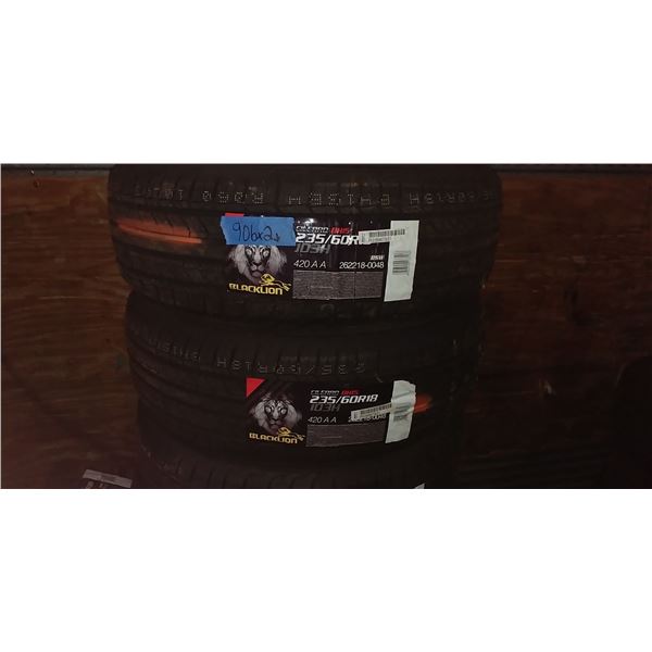 (2) BLACK LION 235/60R18