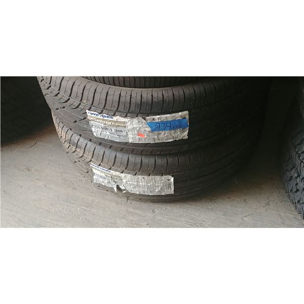 (2) TOYO VERSADO 255/60R19, 2 TIMES BID PRICE
