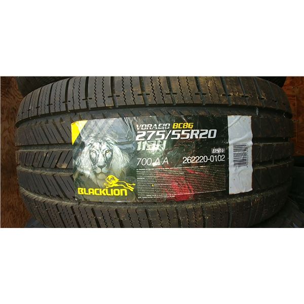 (2) BLACKLION VORACIO 275/55R20, 2 TIMES BID PRICE
