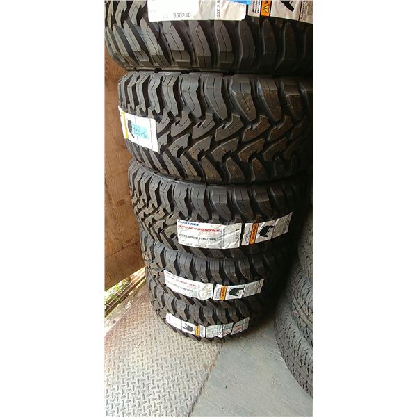 (4) TOYO OPEN COUNTRY M/T 33X12.50R20, 4 TIMES BID PRICE