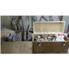 Image 1 : lot of door knobs & locks w/ case