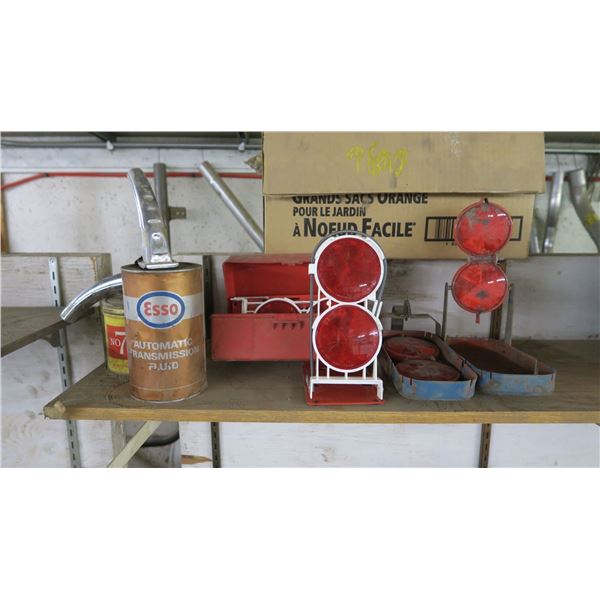 oil spouts, emergency roadside markers