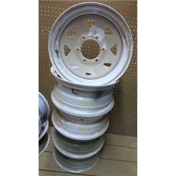(5) 15x6 6 bolt rims