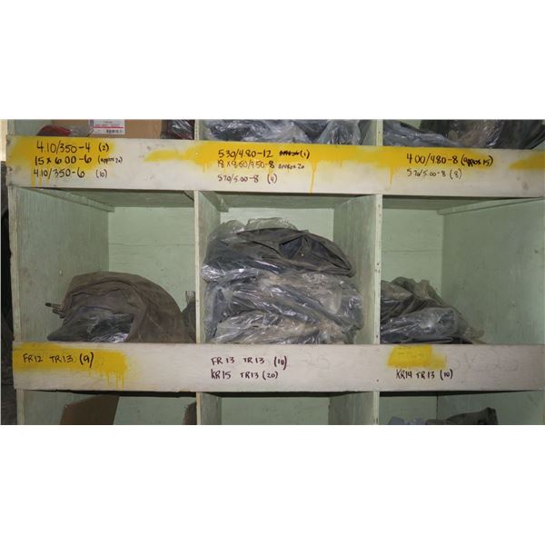 lot of tire tubes -see photos for sizing
