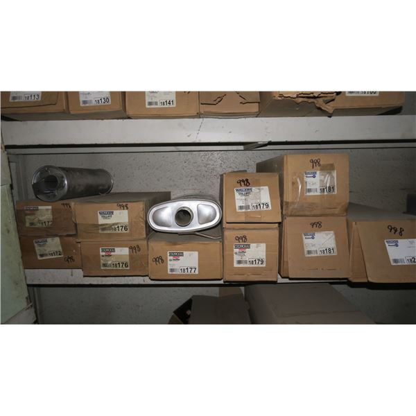 12 Walker mufflers -see photos for serial numbers