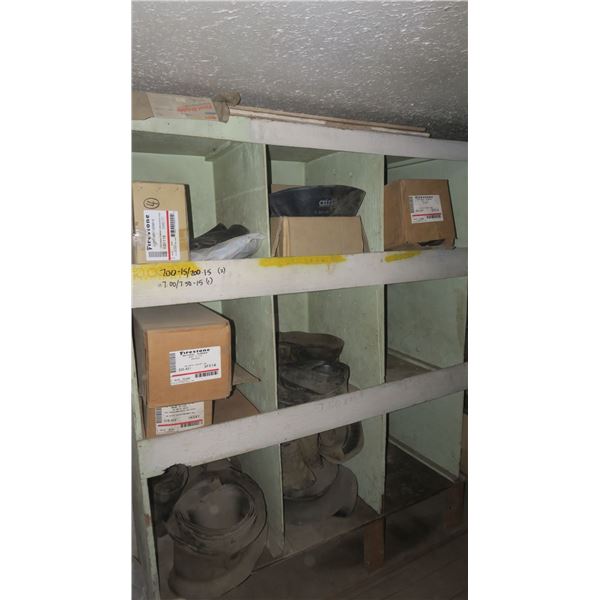 lot of tire tubes & patches -see photos for sizing