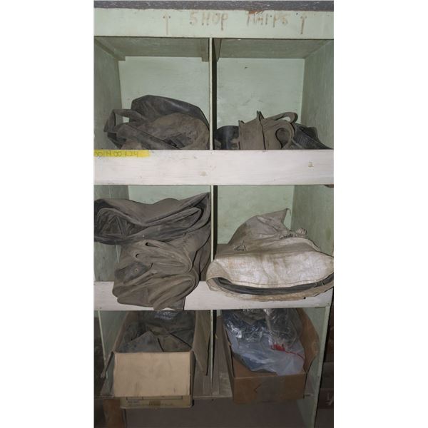 lot of tire tubes & patches -see photos for sizing